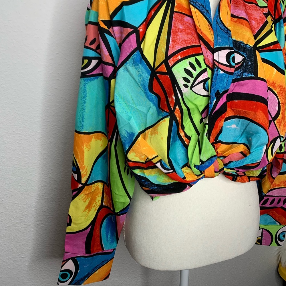 πππ§Ώ Abstract Eye Blouse π§Ώππ - Picture 7 of 7